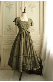 Faeries Daffodil A Breezy Afternoon One Piece(Quick Reservation/5 Colours/Full Payment Without Shipping)